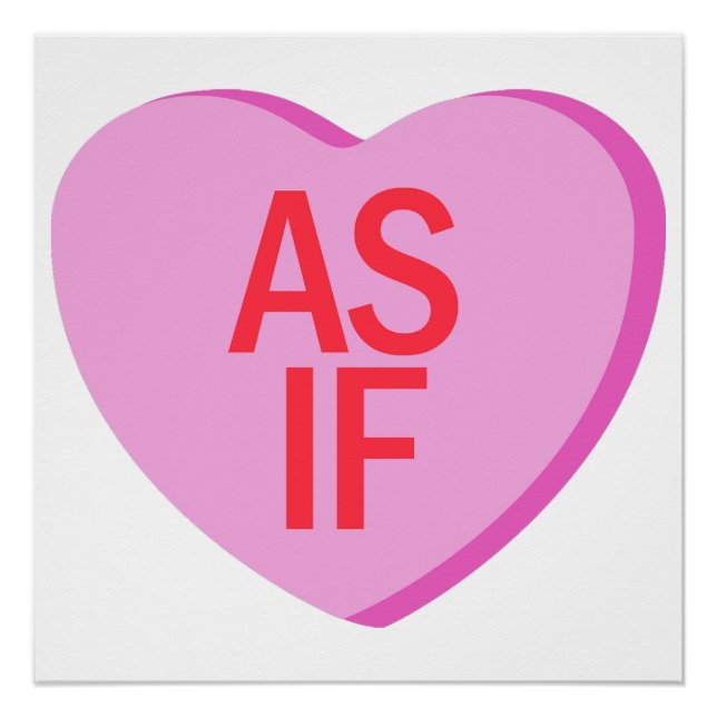 Candy Heart - AS IF Poster (Front)