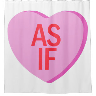 Candy Heart - AS IF Shower Curtain