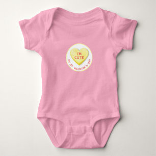 Candy Heart Cutie Pie Baby Bodysuit