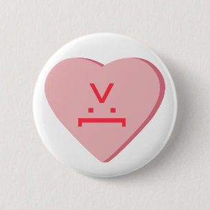 Candy Heart - Devil Face 6 Cm Round Badge