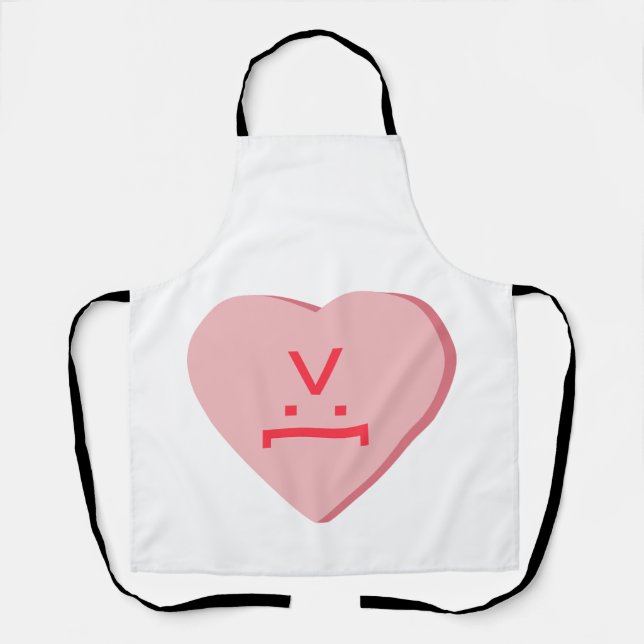 Candy Heart - Devil Face Apron (Front)