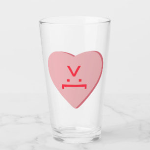 Candy Heart - Devil Face Glass
