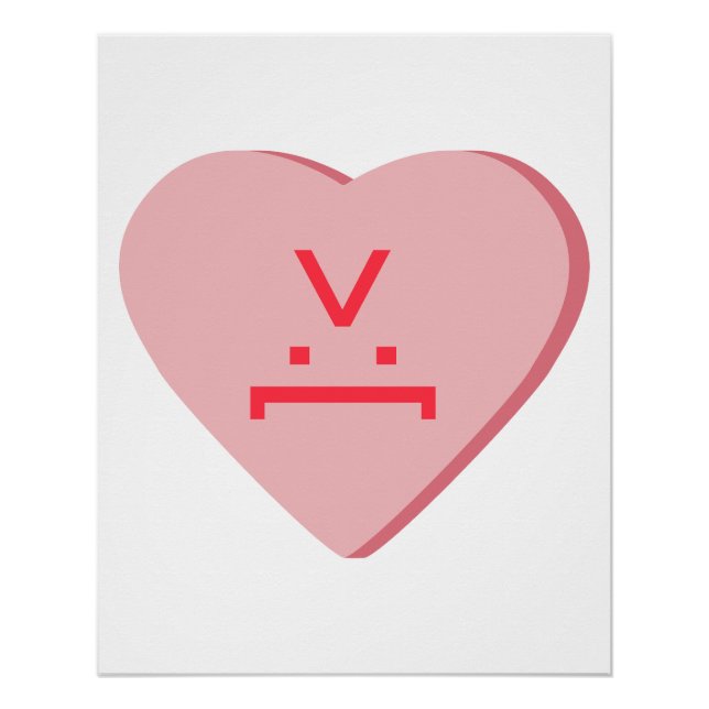 Candy Heart - Devil Face Poster (Front)