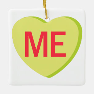 Candy Heart - ME Ceramic Ornament