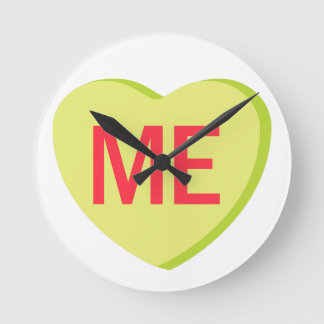Candy Heart - ME Round Clock
