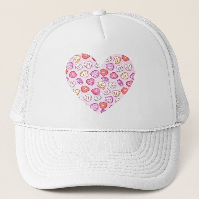 Candy Heart Trucker Hat (Front)