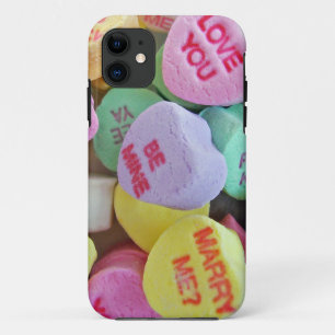 Candy Hearts iPhone 11 Case