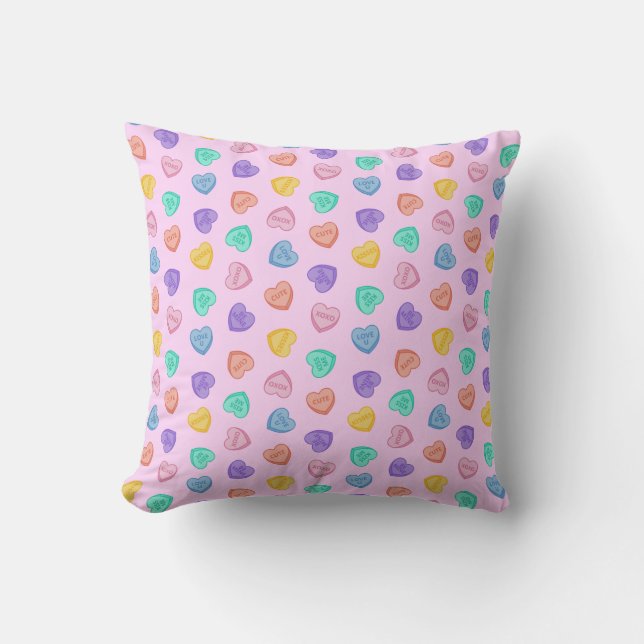 Candy Hearts Cushion (Front)