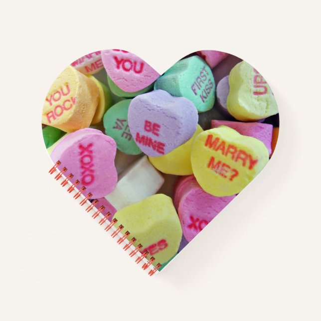 Candy Hearts Notebook (Front)