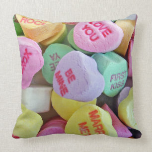 Candy Hearts Pillow