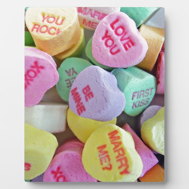 Candy Hearts Plaque (Front)