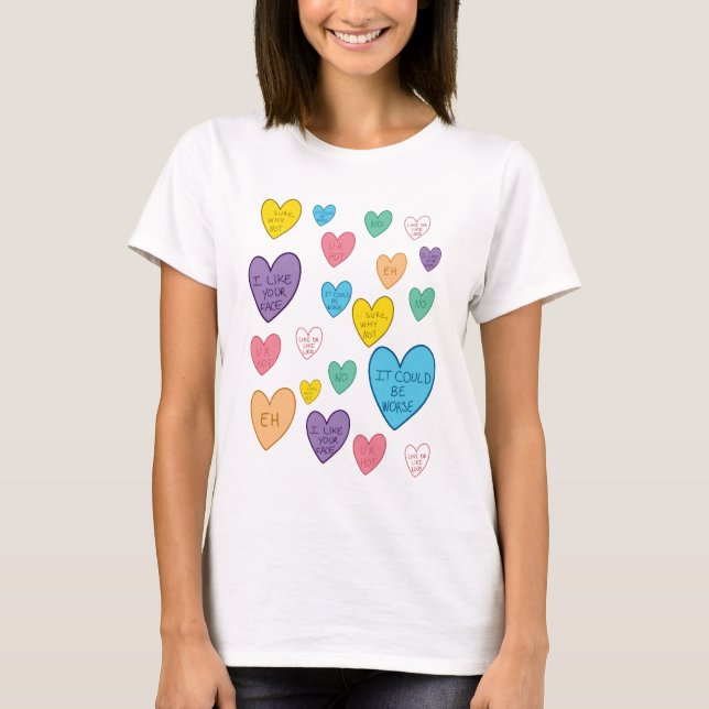Candy Hearts T-Shirt (Front)