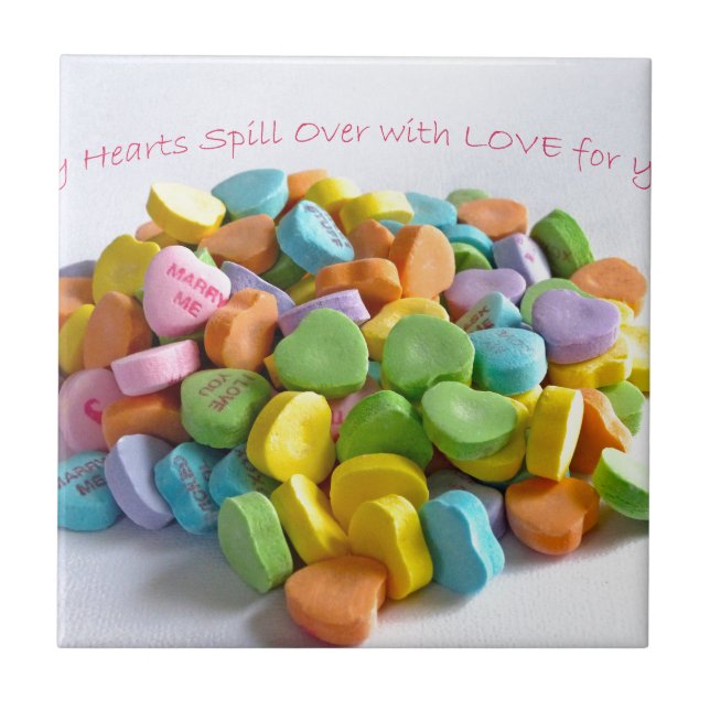 Candy Hearts Tile (Front)