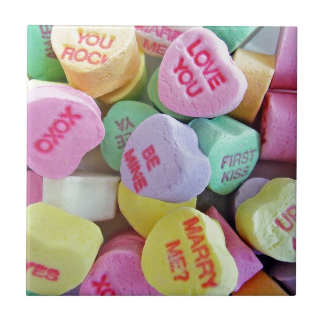 Candy Hearts Tile (Front)