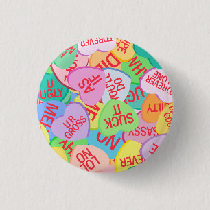 Candy Hearts V. 2.0 3 Cm Round Badge