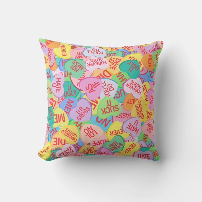 Candy Hearts V. 2.0 Cushion (Front)