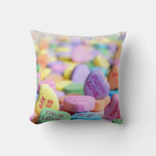 Candy Hearts Valentine Cushion