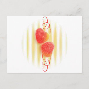 CANDY HEARTS VALENTINE'S DAY GIFT HOLIDAY POSTCARD