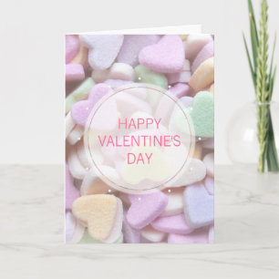 Candy Hearts Valentine's Day Holiday Card