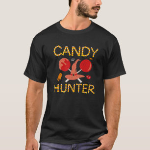 Candy Hunter Halloween Funny T-Shirt