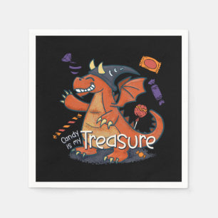 Candy is My Treasure Dragon Napkin