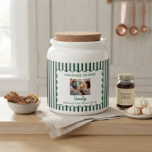 Candy Jar with Photo Gift for Family & Friends
