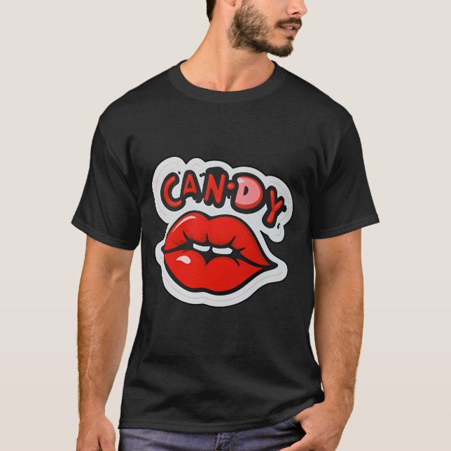 Candy Kiss  T-Shirt (Front)