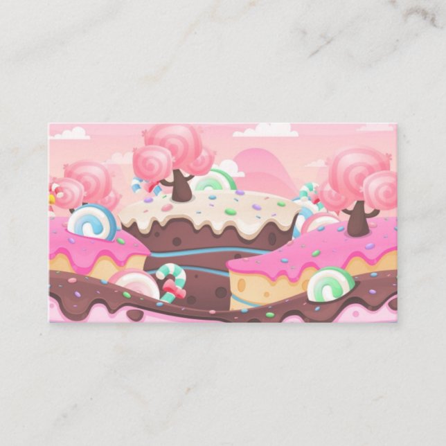 Candy Land Business Cards (Front)