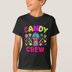 Candy Land Candy Crew Decorations Sweetie Candy Sq T-Shirt