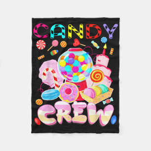 Candy Land Candy Crew Party Halloween Costumes Adu Fleece Blanket