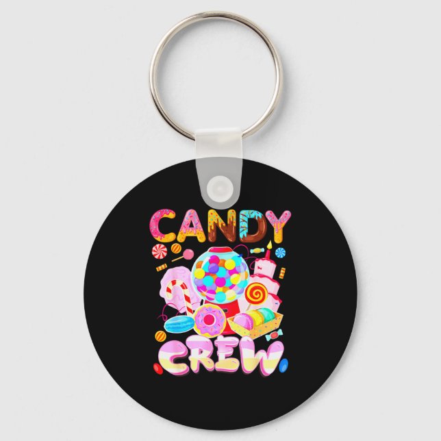 Candy Land Candy Crew Party Halloween Costumes Adu Key Ring (Front)