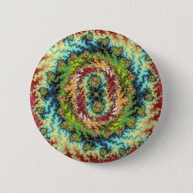 Candy Land - Fractal Button (Front)