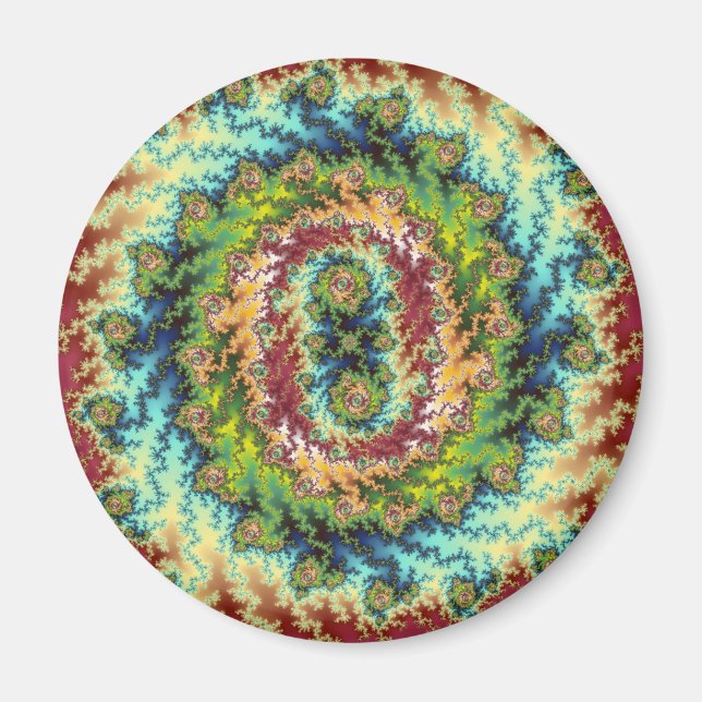 Candy Land - Fractal Magnet (Front)