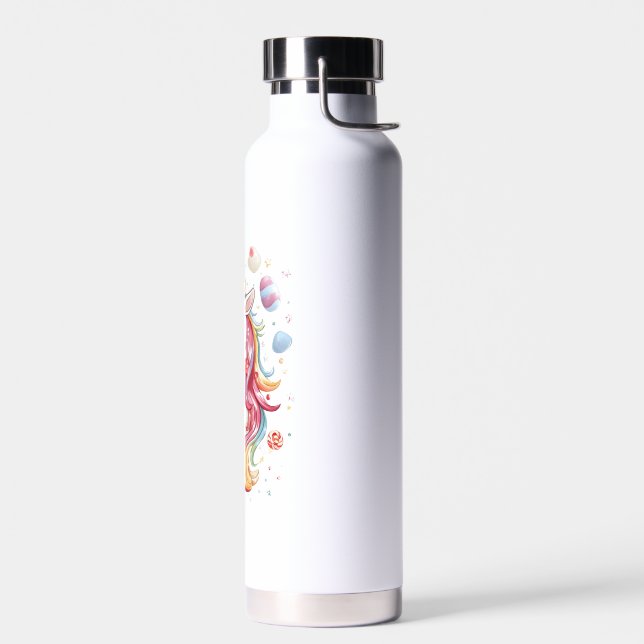 Candy Land Unicorn (1) Water Bottle (Left)