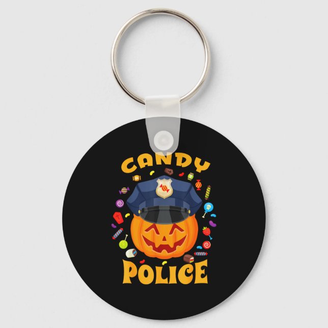 Candy Lice Halloween Party Costume Security Funny  Key Ring (Front)