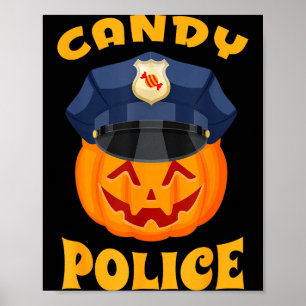 Candy Lice Halloween Party Trick Or Treat Security Poster