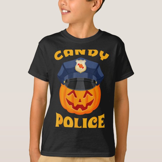Candy Lice Halloween Party Trick Or Treat Security T-Shirt (Front)