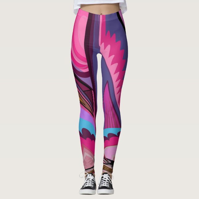Candy mountain collection leggings  (Front)