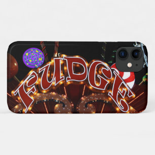 Candy Neon "FUDGE" Sign Case-Mate iPhone Case