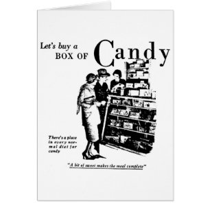 Candy Newspaper Advertisement 1930