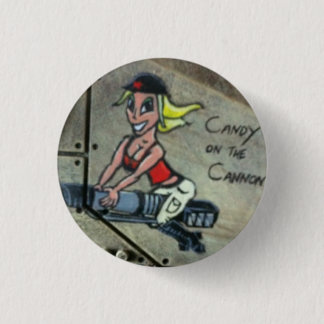 Candy on the Cannon 3 Cm Round Badge