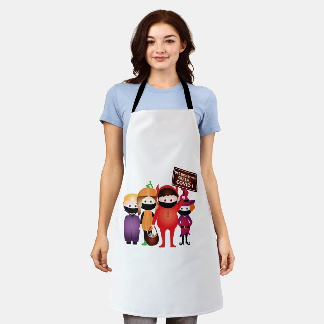 Candy or Covid! Apron (Worn)