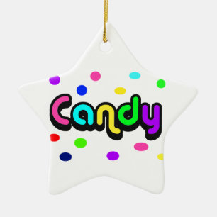 Candy-ornament Ceramic Tree Decoration