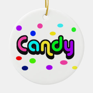 Candy-ornament Ceramic Tree Decoration