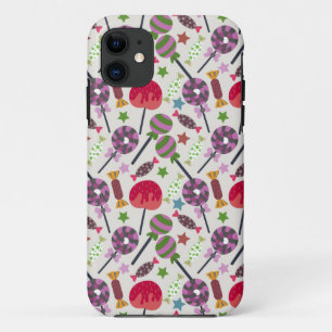 Candy pattern   Lollies pattern   lollipop 11 Case-Mate iPhone Case