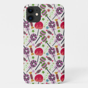 Candy pattern Lollies pattern lollipop 11 Case-Mate iPhone Case
