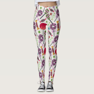 Candy pattern Lollies pattern lollipop 11 Leggings