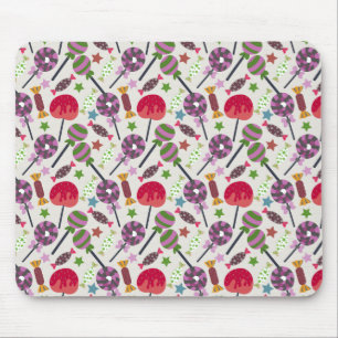 Candy pattern   Lollies pattern   lollipop 11 Mouse Pad