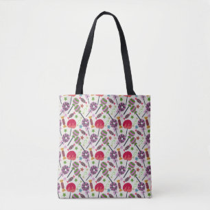 Candy pattern Lollies pattern lollipop 11 Tote Bag