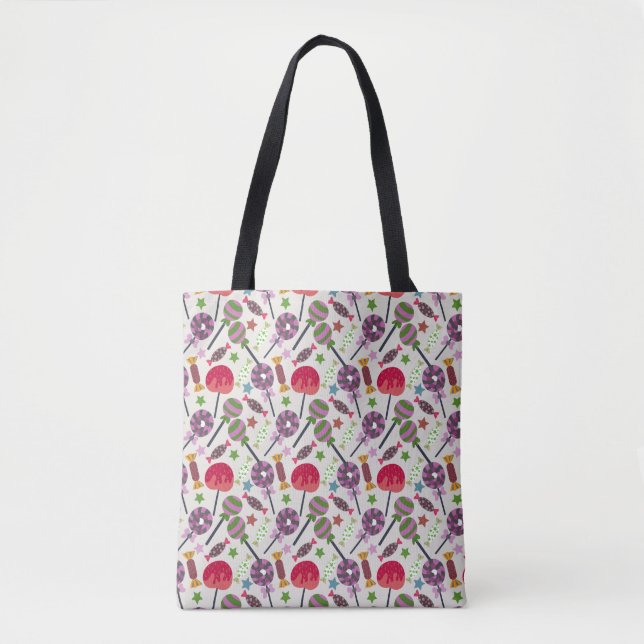 Candy pattern | Lollies pattern | lollipop 11 Tote Bag (Front)